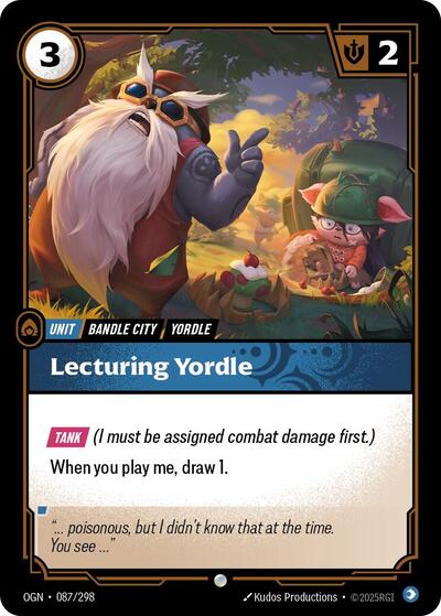 Lecturing Yordle (Common) [OGN-087-C]
