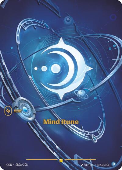 Mind Rune (Showcase) (Alternate Art) [OGN-089a-S-ALT]