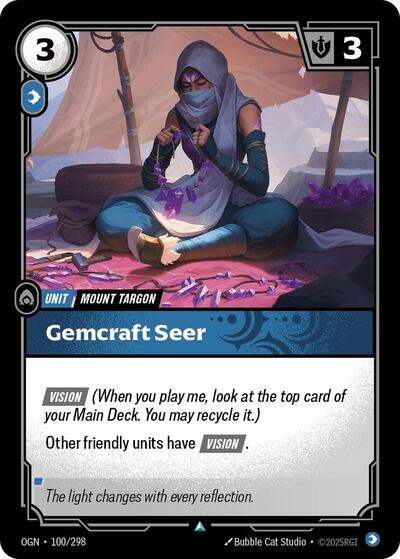 Gemcraft Seer (Uncommon) [OGN-100-U]