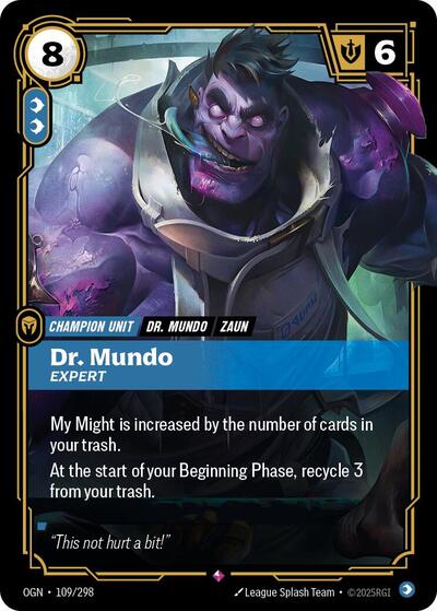 Dr. Mundo - Expert (Rare) [OGN-109-R]
