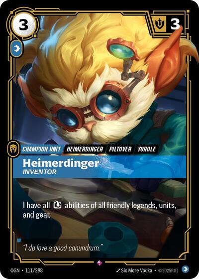 Heimerdinger - Inventor (Rare) [OGN-111-R]