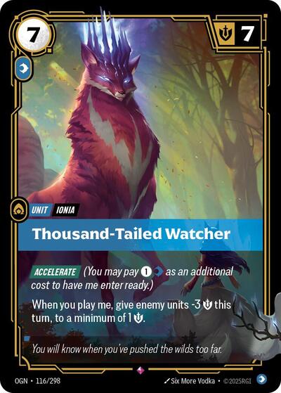 Thousand-Tailed Watcher (Rare) [OGN-116-R]