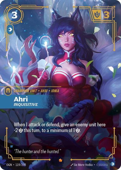 Ahri - Inquisitive (Epic) [OGN-119-E]