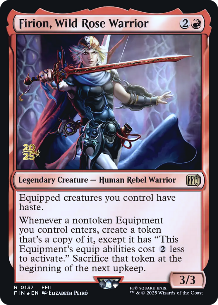 Firion, Wild Rose Warrior - Prerelease Promo [PFIN-137s]
