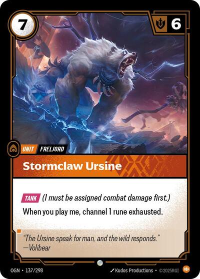 Stormclaw Ursine (Common) [OGN-137-C]