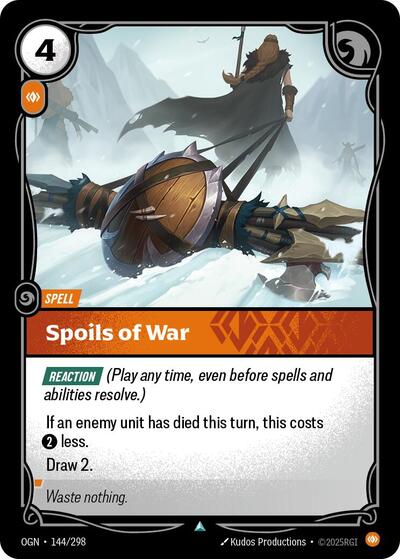 Spoils of War (Uncommon) [OGN-144-U]