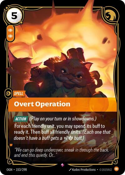 Overt Operation (Rare) [OGN-153-R]