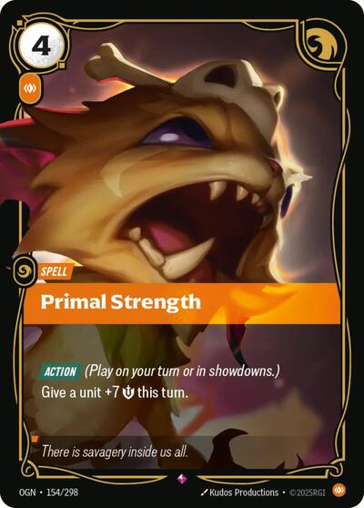 Primal Strength (Rare) [OGN-154-R]