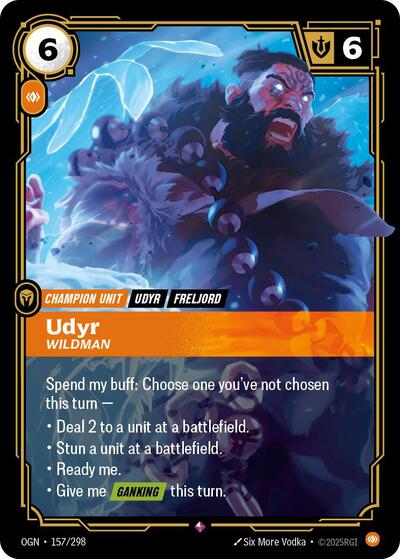Udyr - Wildman (Rare) [OGN-157-R]