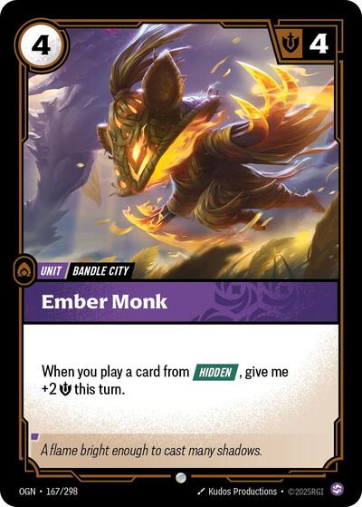 Ember Monk (Common) [OGN-167-C]