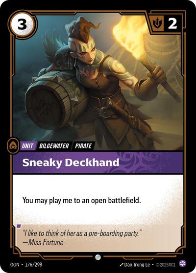 Sneaky Deckhand (Common) [OGN-176-C]