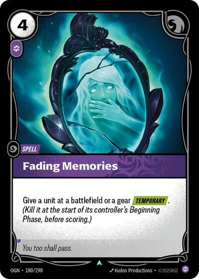 Fading Memories (Uncommon) [OGN-180-U]