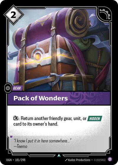 Pack of Wonders (Uncommon) [OGN-181-U]