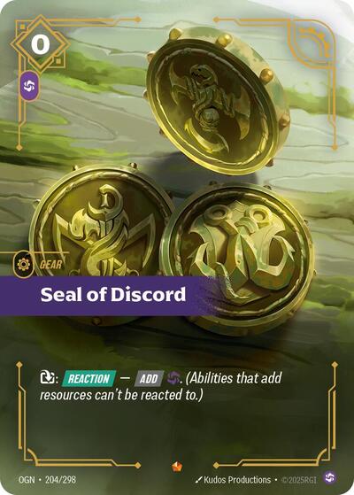 Seal of Discord (Epic) [OGN-204-E]