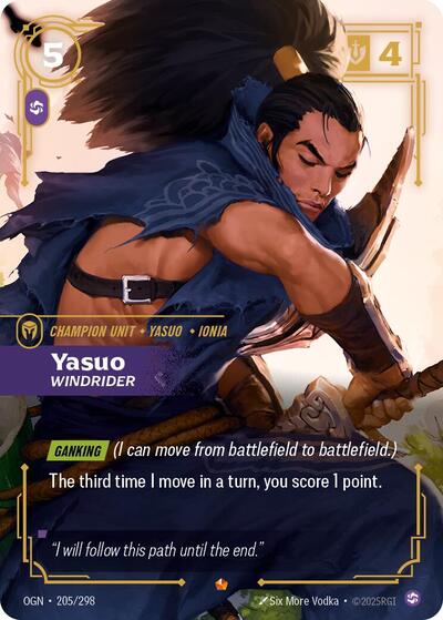 Yasuo - Windrider (Epic) [OGN-205-E]