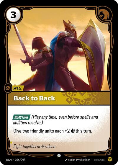 Back to Back (Common) [OGN-206-C]
