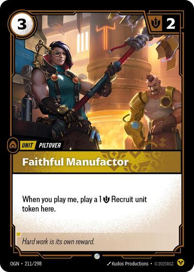 Faithful Manufactor (Common) [OGN-211-C]