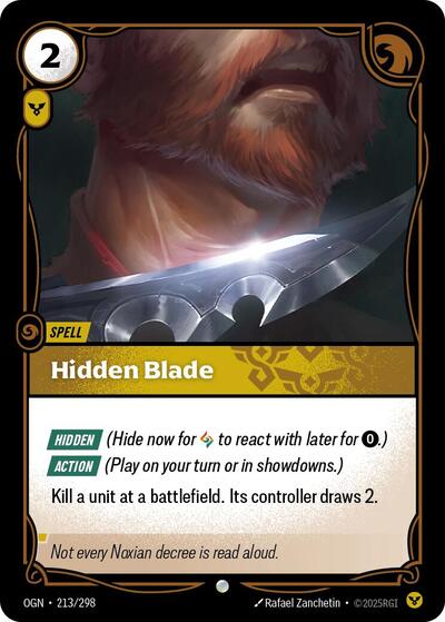 Hidden Blade (Common) [OGN-213-C]