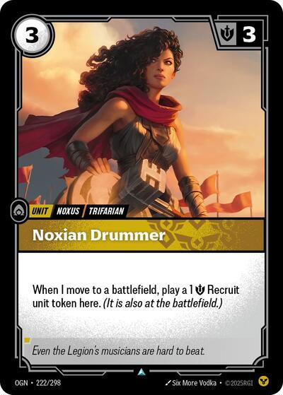 Noxian Drummer (Uncommon) [OGN-222-U]