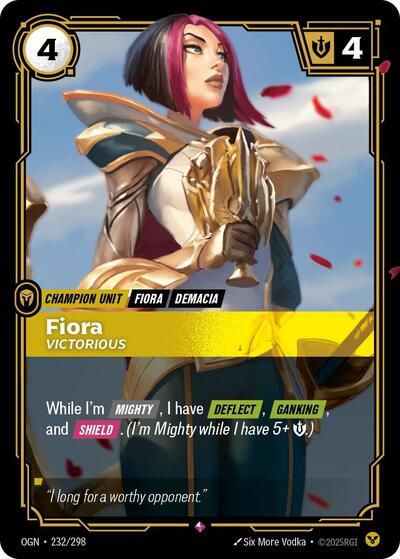 Fiora - Victorious (Rare) [OGN-232-R]