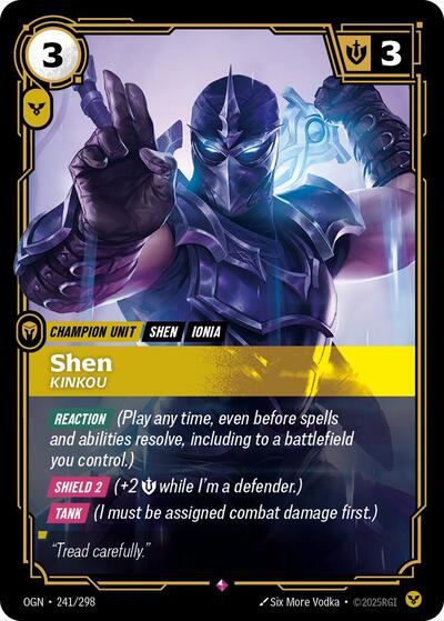 Shen - Kinkou (Rare) [OGN-241-R]