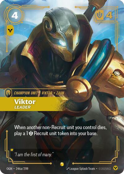 Viktor - Leader (Showcase) (Alternate Art) [OGN-246a-S-ALT]