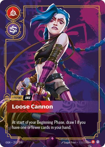 Jinx - Loose Cannon (Rare) [OGN-251-R]