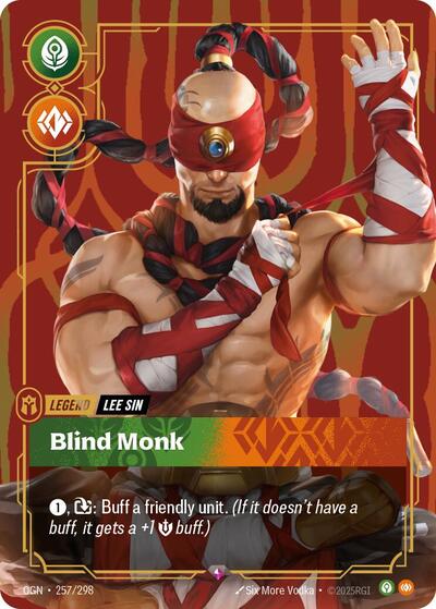 Lee Sin - Blind Monk (Rare) [OGN-257-R]