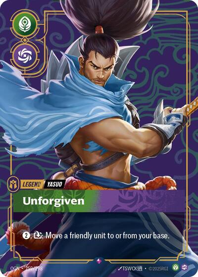 Yasuo - Unforgiven (Rare) [OGN-259-R]