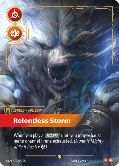 Volibear - Relentless Storm (Showcase) [OGN-300-S]