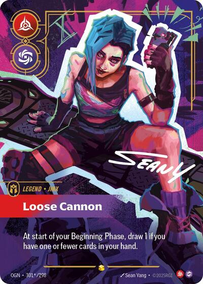 Jinx - Loose Cannon (Showcase) (Signature) [OGN-301*-S-SIG]