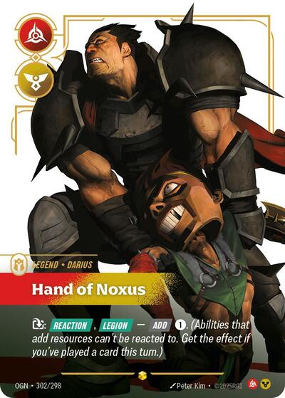Darius - Hand of Noxus (Showcase) [OGN-302-S]