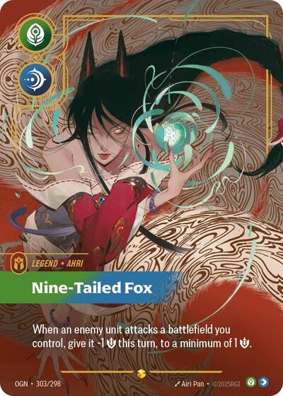 Ahri - Nine-Tailed Fox (Showcase) [OGN-303-S]