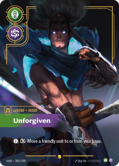 Yasuo - Unforgiven (Showcase) [OGN-305-S]