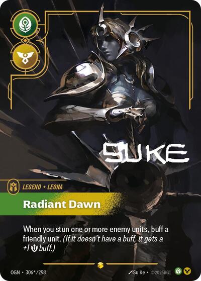 Leona - Radiant Dawn (Showcase) (Signature) [OGN-306*-S-SIG]