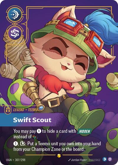 Teemo - Swift Scout (Showcase) [OGN-307-S]