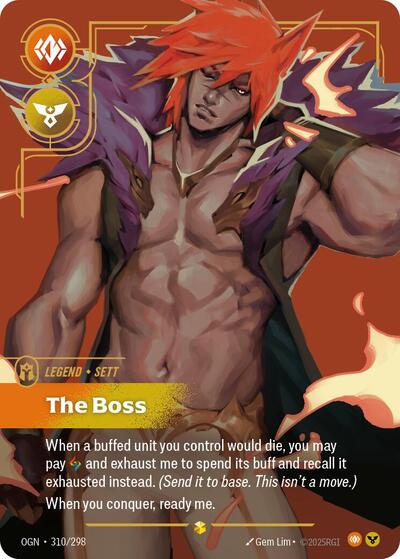 Sett - The Boss (Showcase) [OGN-310-S]