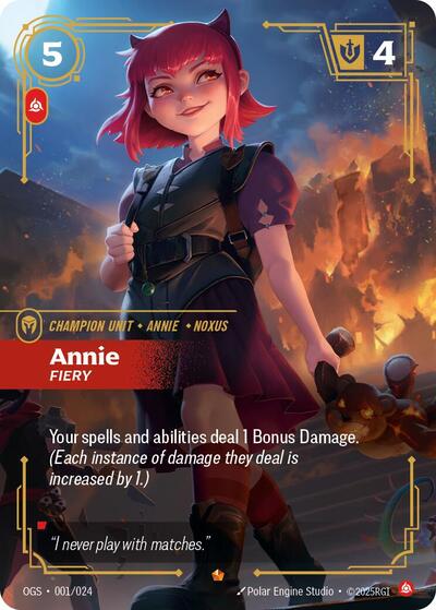 Annie - Fiery (Epic) [OGS-001-E]