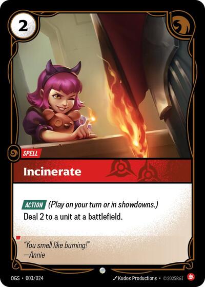 Incinerate (Common) [OGS-003-C]