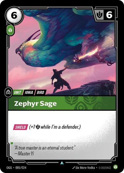 Zephyr Sage (Uncommon) [OGS-005-U]