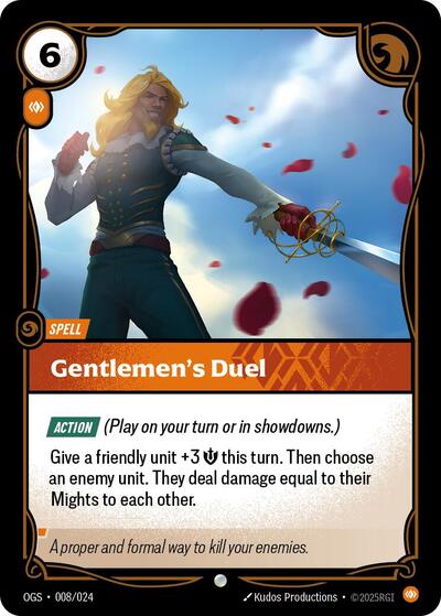 Gentlemen's Duel (Common) [OGS-008-C]