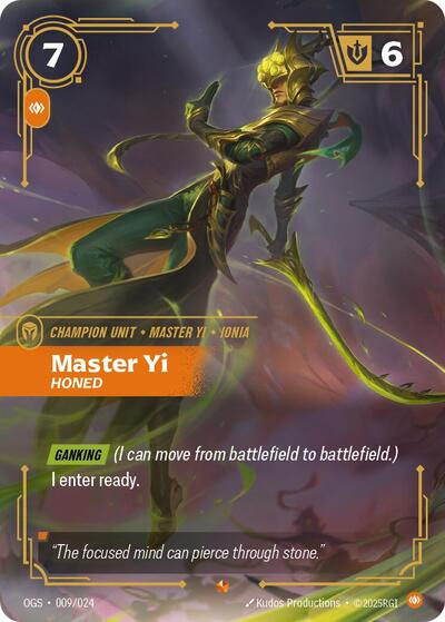 Master Yi - Honed (Epic) [OGS-009-E]