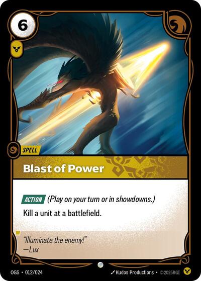 Blast of Power (Common) [OGS-012-C]