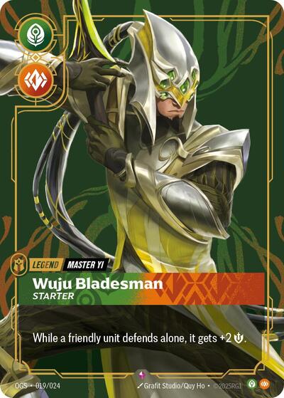 Master Yi - Wuju Bladesman (Rare) [OGS-019-R]