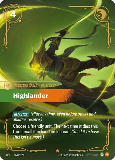 Highlander (Epic) [OGS-020-E]