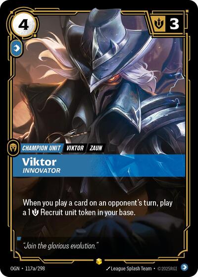 Viktor - Innovator (Showcase) (Alternate Art) [OGN-117a-S-ALT]