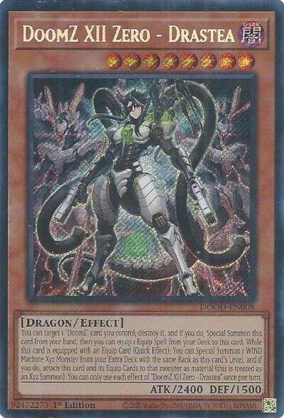 DoomZ XII Zero - Drastea (Secret Rare) [DOOD-EN008-SeR]