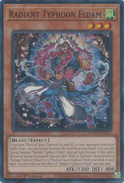 Radiant Typhoon Eldam (Super Rare) [DOOD-EN013-SuR]