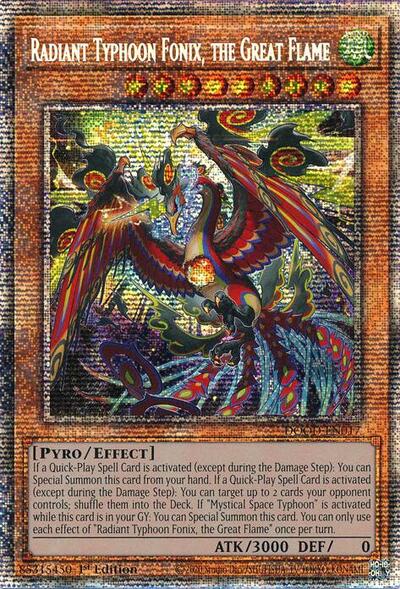Radiant Typhoon Fonix, the Great Flame (Starlight Rare) [DOOD-EN017-StR]