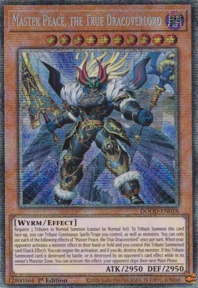 Master Peace, the True Dracoverlord (Starlight Rare) [DOOD-EN018-StR]